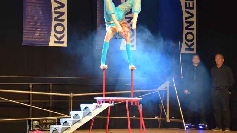 Akrobatikstars auf der Konventa