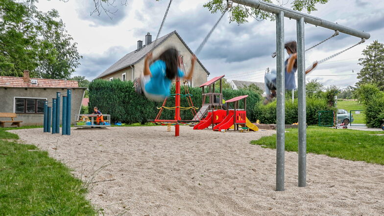 Der Spielplatz in Oelsa ist einer von zwölf öffentlichen Spielplätzen im Stadtgebiet von Löbau.