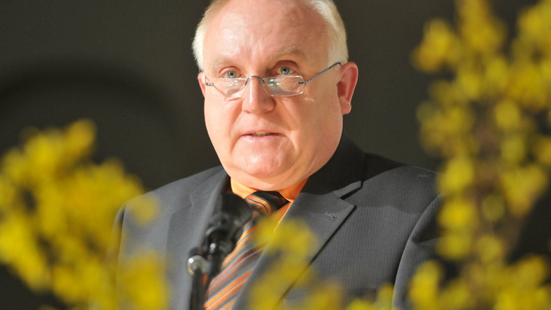 Löbaus Oberbürgermeister Dietmar Buchholz startet in sein letztes volles Jahr im Amt.