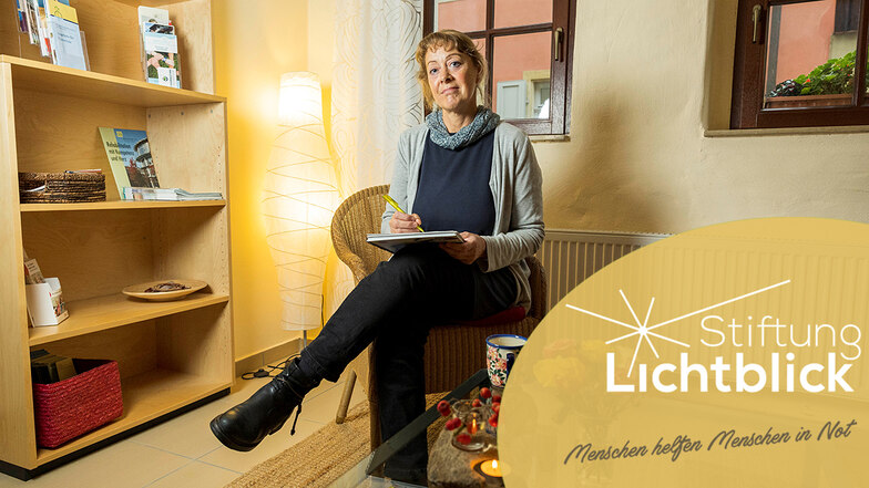 In der Beratungsstelle des Lebenswerte-Vereins in Pirna trifft Kerstin Franke die Menschen, die ihre Hilfe brauchen, oft das erste Mal.