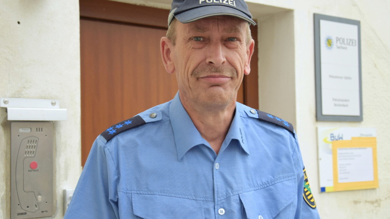 Tino Kirschner arbeitet als Bürgerpolizist in Reichenbach. Für das subjektive Sicherheitsempfinden der Bürger ist er ganz wichtig.