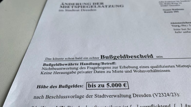 Neuer Mietspiegel: AfD in Dresden verschickt falsche Bußgeldbescheide