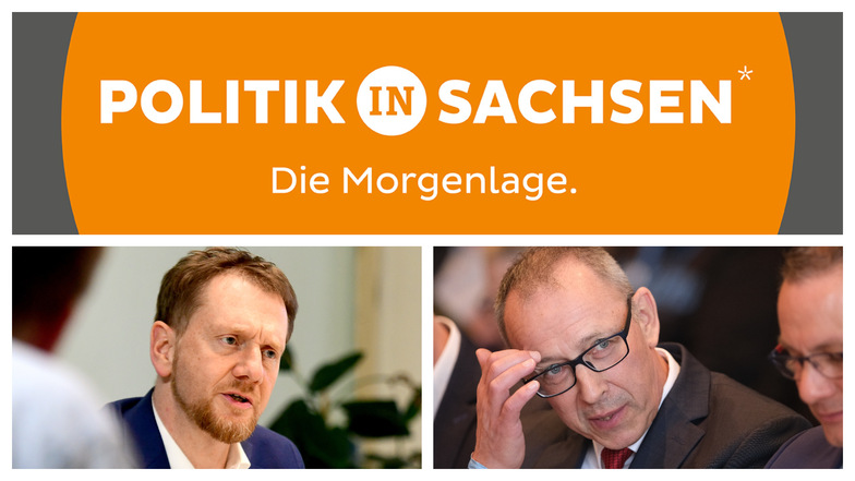 Mit dem Newsletter "Politik in Sachsen" immer bestens informiert in den Tag starten. Bei der Landtagswahl in diesem Jahr läuft es auf ein Duell zwischen der AfD von Jörg Urban und Michael Kretschmers CDU hinaus.
