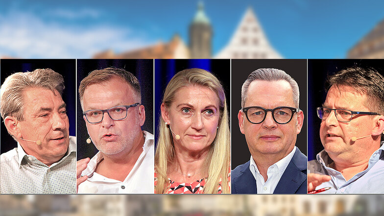 OB-Wahl in Pirna: Hier sind die Kandidaten unterwegs