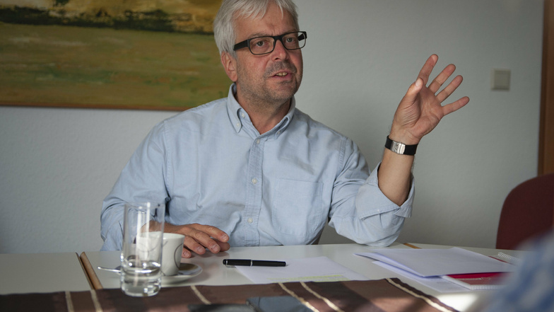 Thomas Gruschka, studierter Bergmann, übernahm im Jahr 2010 die Geschäftsführung des Kieswerkes Ottendorf-Okrilla.