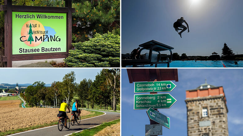 Campen, Baden, Radfahren und Wandern - das lockte Touristen im Sommer 2023 in die Oberlausitz.