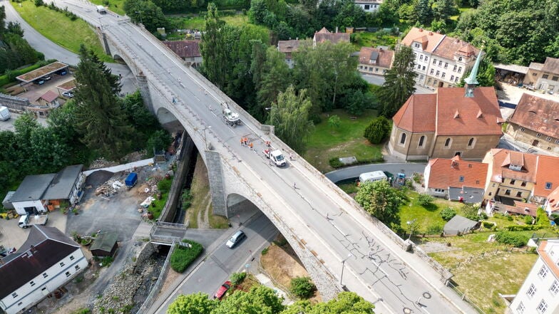 Brücke der Jugend in Löbau: Bauarbeiten gehen in die Endphase