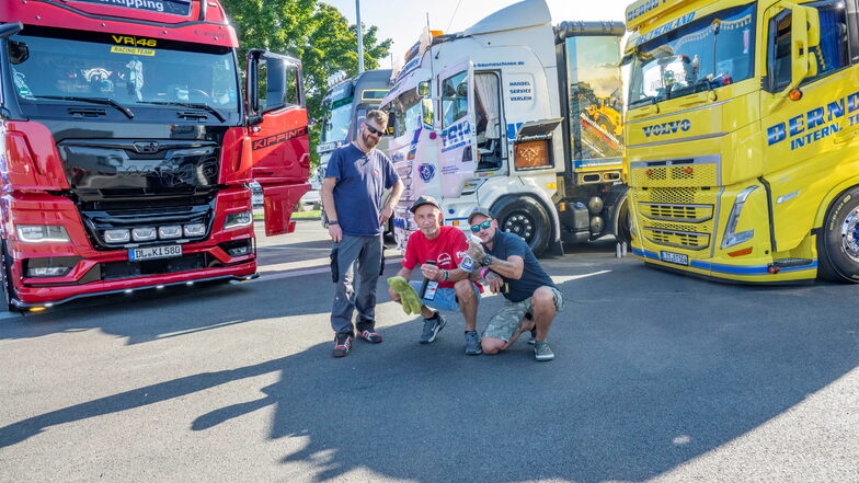 Im vergangenen Jahr hatte der Pächter der Total-Tankstelle im Mockritzer Gewerbegebiet zum ersten Mal zu einem Truckertreffen eingeladen. Am Freitag beginnt die zweite Auflage.