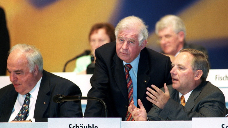 1998 mit dem damaligen CDU/CSU Fraktionschef Wolfgang Schäuble