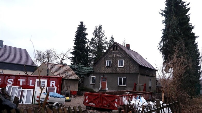 Die Baustelle in Struppener Straße. Foto: Tino Plunert