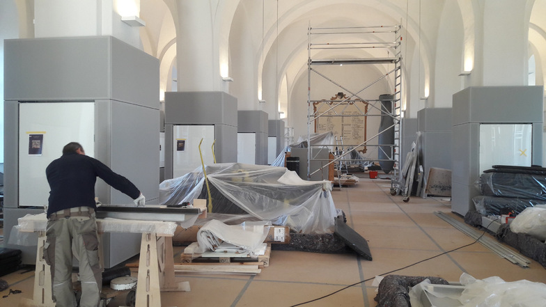 Im Neuen Zeughaus wird jetzt die Ausstellung "Faszination Festung" installiert. Baukosten: mehr als 1,4 Millionen Euro.