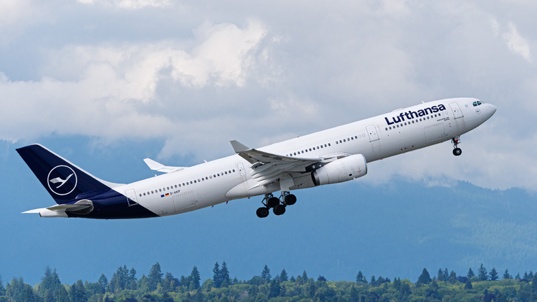 Eine Lufthansa-Maschine musste in Washington landen, weil sie in schwere Turbulenzen geraten war.