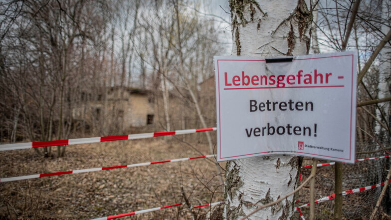 Der Schandfleck soll verschwinden: Auf dem Gelände des ehemaligen Sparmann-Steinbruchs in Kamenz ist etwas Neues geplant.