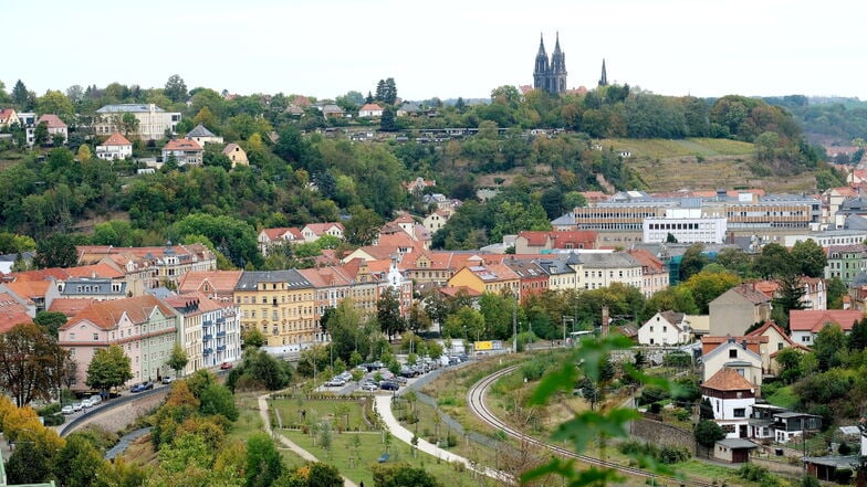 Blick auf das Triebischtal. Anwohner wurden in der Nacht auf Freitag bedroht.