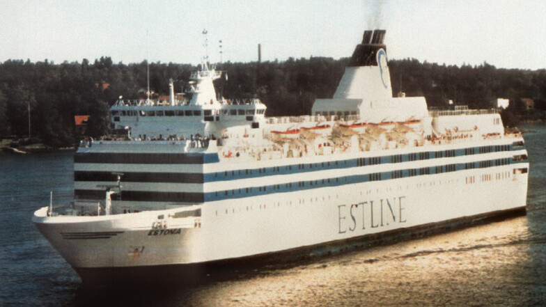 Die Fähre "Estonia" der Reederei Estline (undatiertes Foto), die am 28. September 1994 um 00.23 Uhr SOS sendete und in weniger als einer halben Stunde sank.