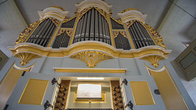 Auch die Silbermann-Orgel in Crostau wurde unterstützt - in Form einer CD-Produktion.