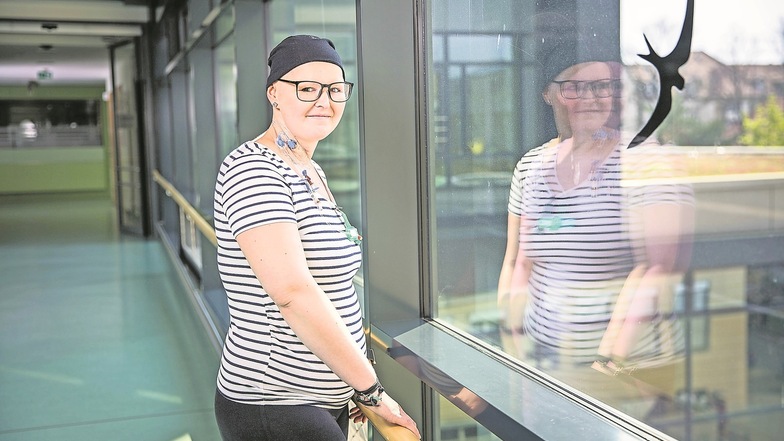 Vicky Stötzner ist derzeit zur Chemotherapie in der Dresdner Uniklinik. Heilung bringt aber nur eine Stammzellenspende.