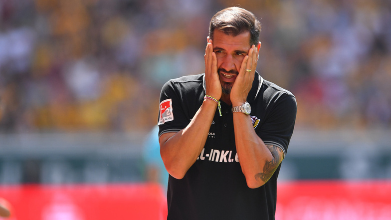 Kaum auszuhalten: Dynamo-Trainer Cristian Fiel muss immer wieder Ausfälle kompensieren.