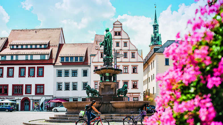 Freibergs historische Altstadt trägt als Teil der Montanregion Erzgeirge / Krusnohori seit 2019 den Welterbetitel.
