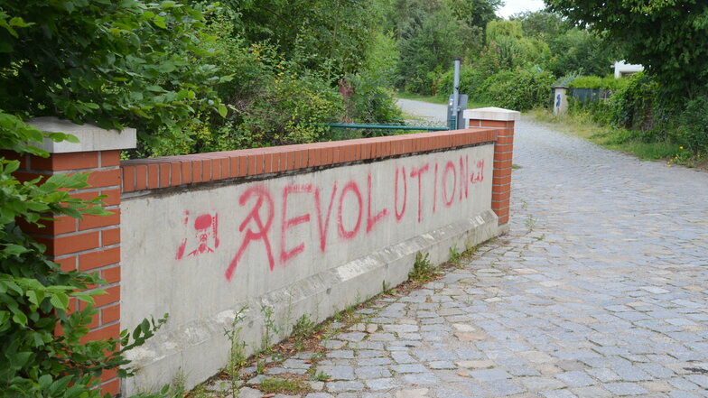Graffiti-Schmiereien unter anderem gegenüber des Spielplatzes und an der Brücke Badergasse in Reichenbach sorgen für Unmut. Wer für die Sachbeschädigung verantwortlich ist, bleibt unklar.