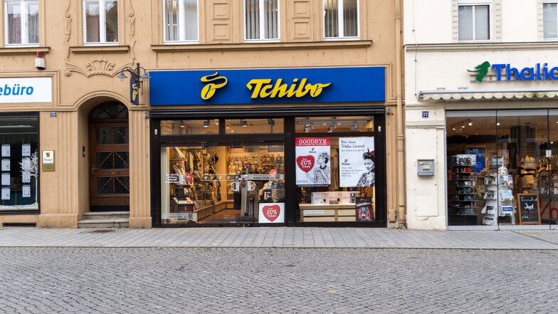 Zwischen dem Reisebüro von Meissen-Tourist und Buchhändler Thalia befindet sich am Riesaer Boulevard die Tchibo-Filiale – deren Tage aber gezählt sind.