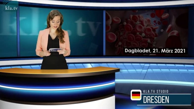 Eine Gymnasiallehrerin aus Dresden moderiert auf dem Sektensender Klagemauer-TV. Experten halten das Programm für demokratiefeindlich.