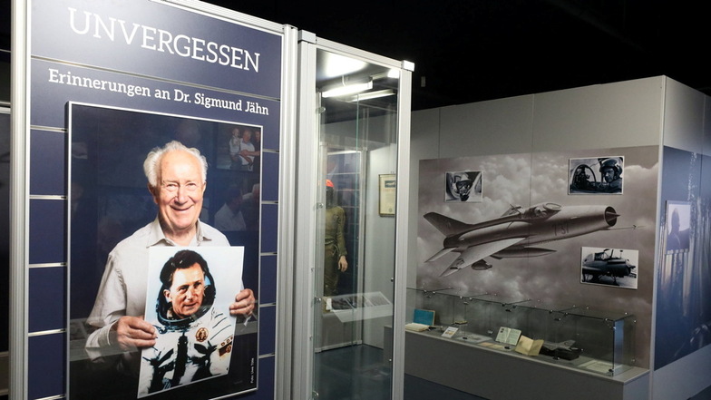 Ein Teil der Deutschen Raumfahrtausstellung ist dem ersten deutschen Kosmonauten Sigmund Jähn gewidmet.
