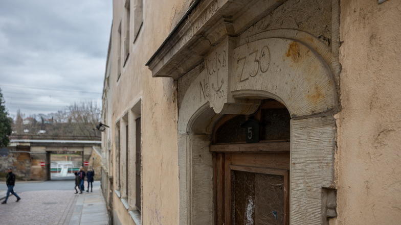 Das Haus Badergasse 5 in Pirna fand bei der Zwangsversteigerung keinen neuen Eigentümer.