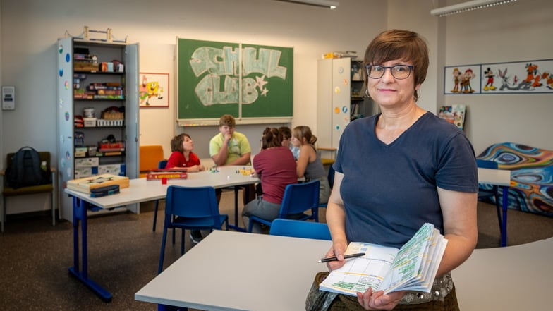 Jana Rohwer ist an der Pestalozzi-Schule nicht nur die Leiterin des Schulclubs, sondern die „Frau für alle Fälle“.