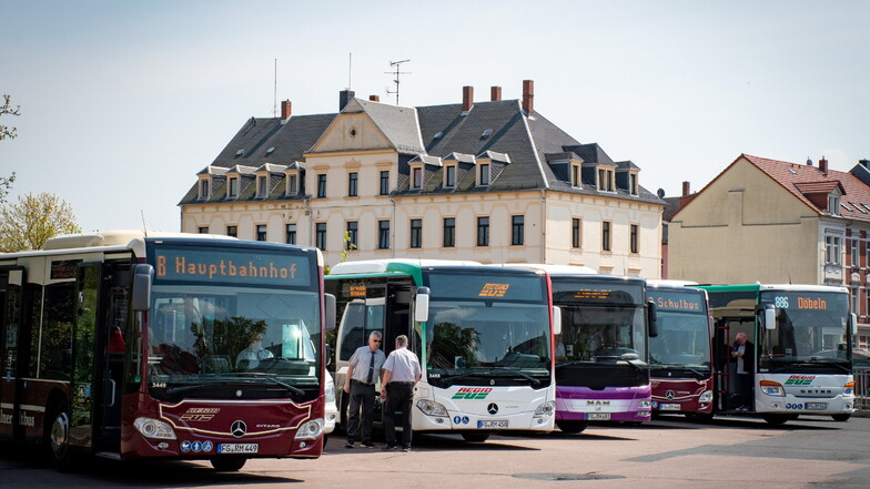 Bis Sonnabend, 0 Uhr fahren noch alle Busse von Regiobus in der Region Döbeln. Dann treten die Busfahrer in einen unbefristeten Streik.