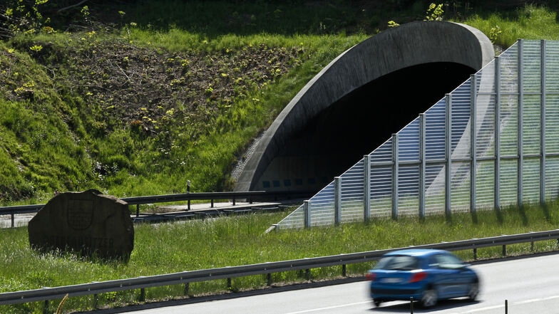 Der Autobahntunnel Königshainer Berge wird wieder einmal gesperrt.