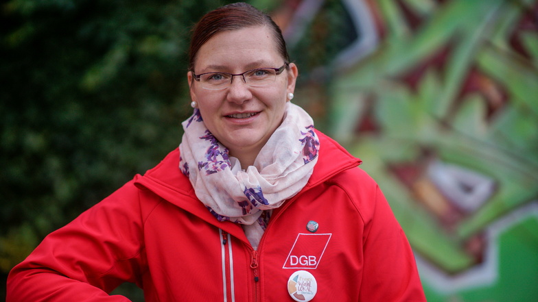 Dana Dubil aus Kodersdorf ist tätig in Bautzen als Regionsgeschäftsführerin des DGB Ostsachsen.