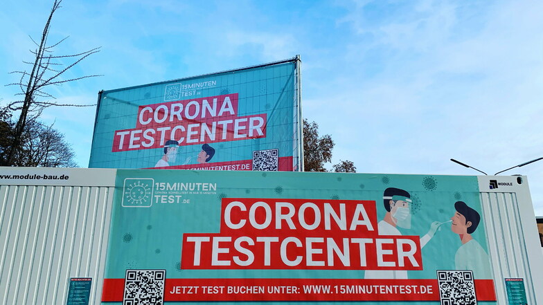Firma baut Corona-Testcenter bis Freitagfrüh auf