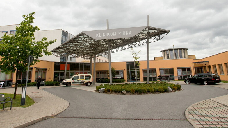 2006 neu gebaut: das Klinikum Pirna mit dem Hauptstandort auf dem Sonnenstein.