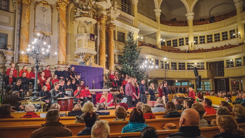 Die Musiker der Oberstufe des Werner-von-Siemens-Gymnasiums Großenhain verzauberten ihr Publikum.
