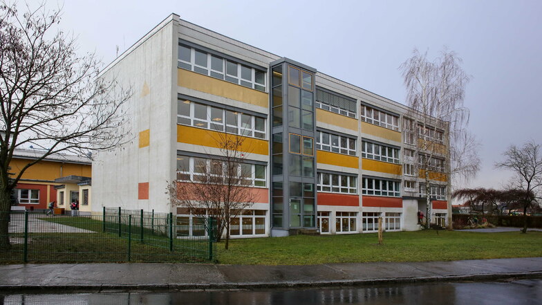 Die Sorbische Oberschule in Ralbitz.