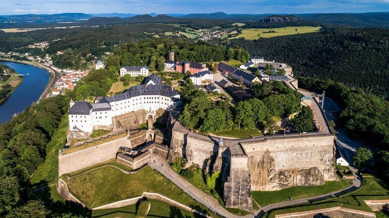 Auf der Festung Königstein kann man noch bis Montag ein täglich wechselndes Familienprogramm erleben.