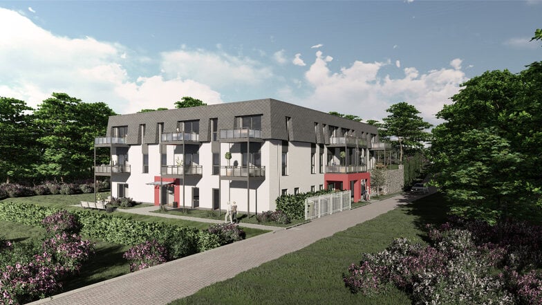 Auf dem Papier sind die Pläne für das altengerechte Wohnen in Großpostwitz bereits fertig. Bis zum Herbst 2021 soll das Projekt am Raschaer Berg umgesetzt werden.