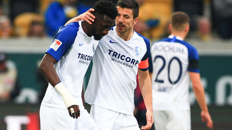 Bochum jubelt in Dresden. Der VfL mit Ex-Dynamo und Kapitän Anthony Losilla freut sich über einen 2:1-Sieg.