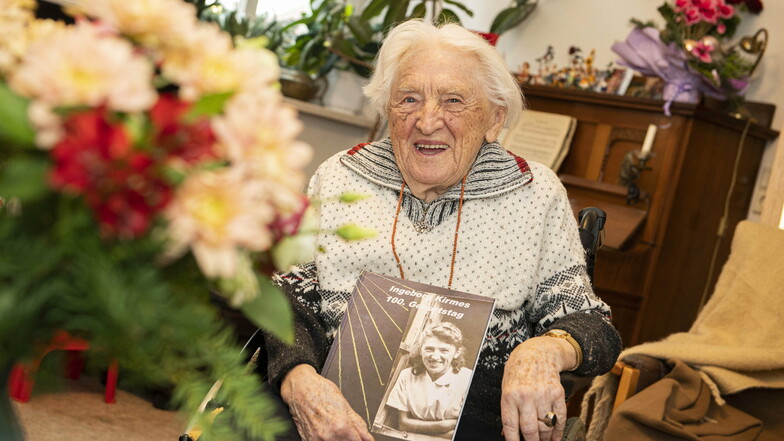 Ingeborg Kirmes aus Großenhain ist 100 Jahre alt geworden.