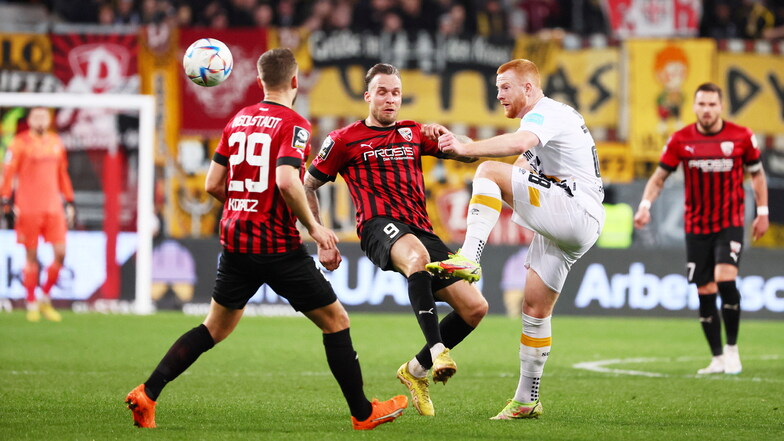 Dynamo gewinnt nach frühem Rückstand in Ingolstadt