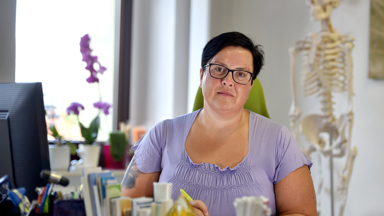 Kyra Ludwig, Fachärztin für Neurologie, gibt ihre Praxis in Seifhennersdorf auf und fängt neu an.