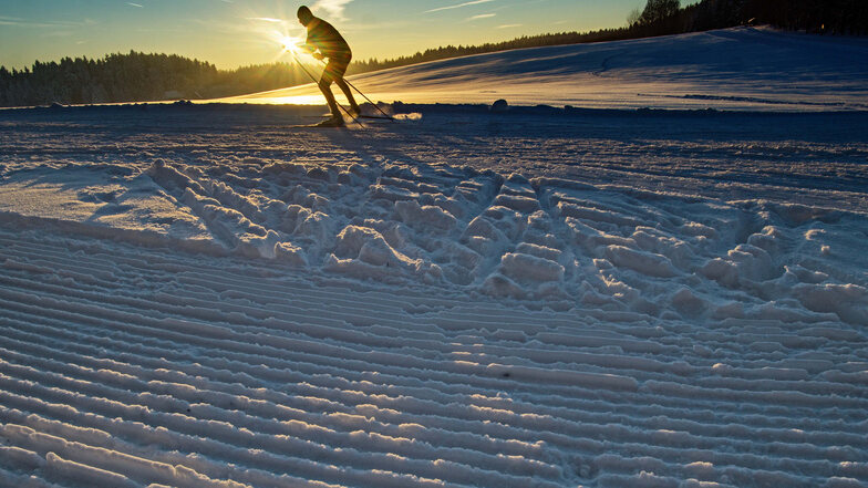 Wintersportfans finden im Oberland gespurte Loipen.
