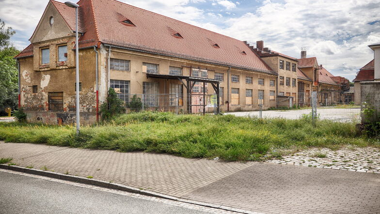 Blick auf das Rittergutsgebäude am Elbweg. Eine gGmbH hat das Gebäude nun von der Wohnungsgesellschaft Riesa gekauft.