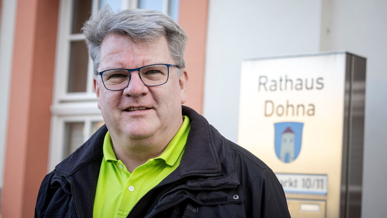 Ralf Müller (CDU) ist seit 15 Jahren Bürgermeister von Dohna.