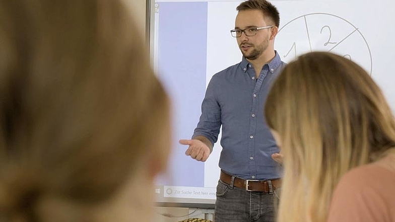 Lehrer Andreas Hering unterrichtet an der Oberschule und am Beruflichen Gymnasium.