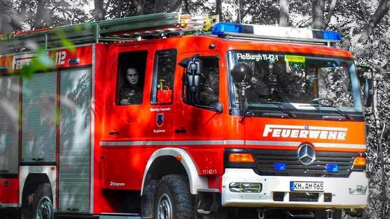 Insgesamt 44-mal rückten 2019 die
Mitglieder der Freiwilligen Feuerwehren Spreetal zu Einsätzen aus – hier ein Fahrzeug der Feuerwehr Burghammer.