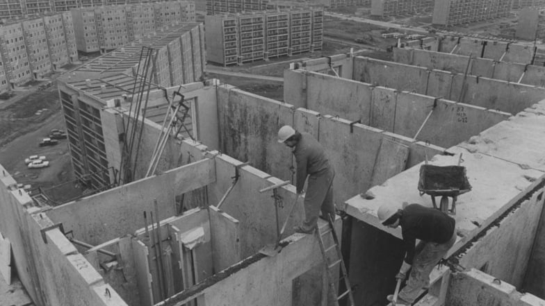 Wohnungsnot in der DDR: Als das Plattenbauviertel Dresden-Gorbitz entstand