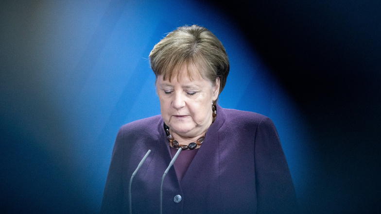 Bundeskanzlerin Angela Merkel (CDU) äußerte sich am Donnerstag im Bundeskanzleramt zum Anschlag in Hanau. 
