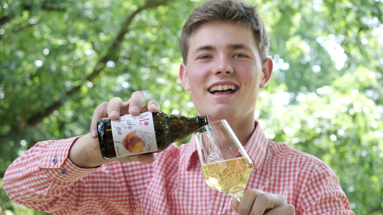 Moritz zur Lippe hat 2022 seinen eigenen Cidre auf den Markt gebracht.